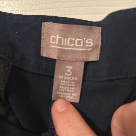 Chico’s navy blue dress slacks. - Picture 3 of 7